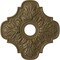 Ekena Millwork Peralta Ceiling Medallion (Fits Canopies up to 4 5/8"), 17 3/4"OD x 3 1/8"ID x 1"P, Mississippi Mud CM17PEMMF - alternate 1